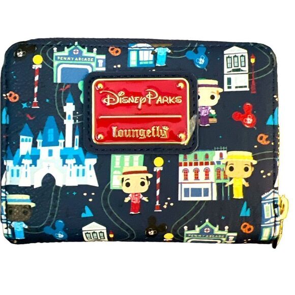 NWT Disney Parks Loungefly Wallet - Dapper Dans - Main Street U.S.A - Picture 1 of 3